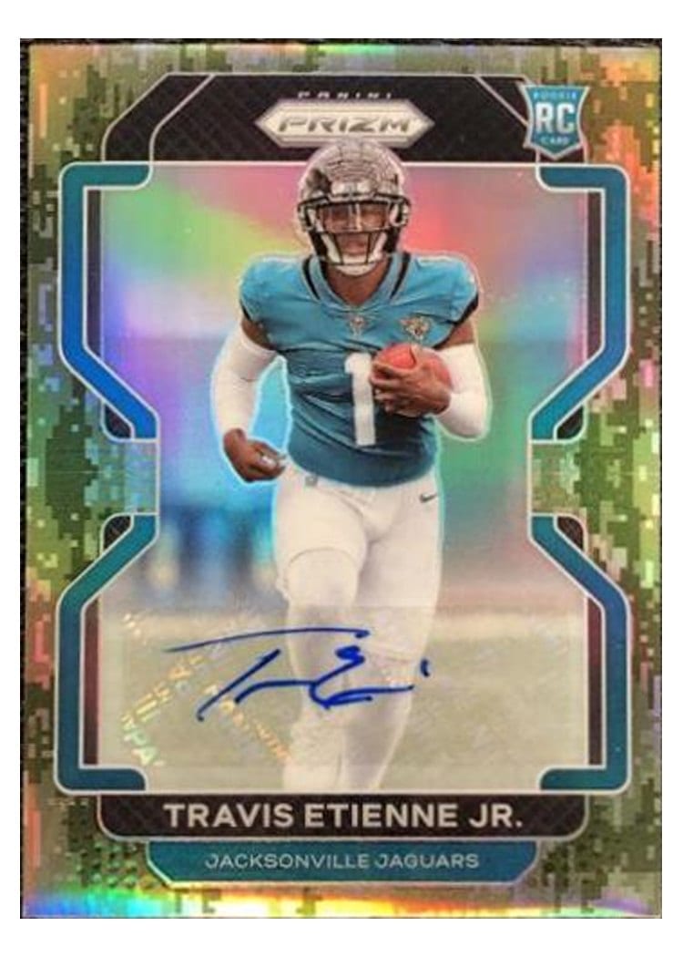 2021 Panini Prizm Base Set Travis Etienne Jr. #344 card