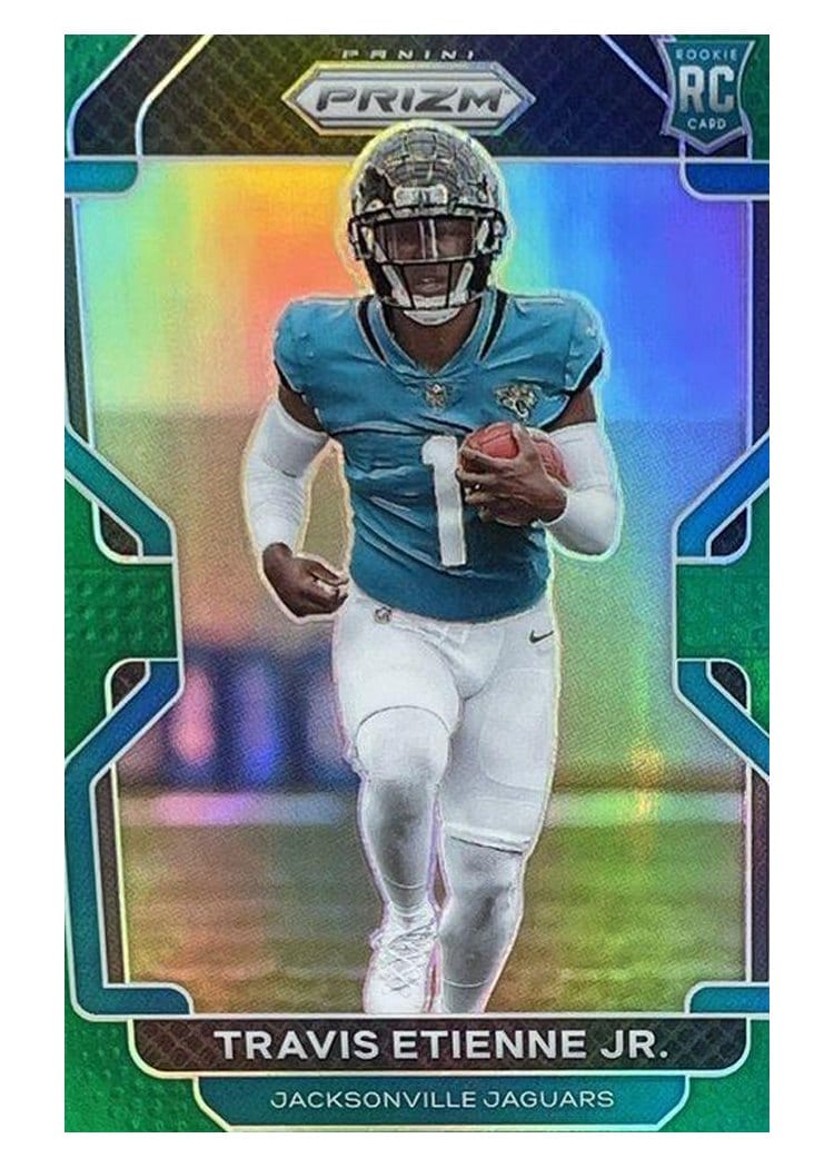 2021 Panini Prizm Base Set Travis Etienne Jr. #344 card