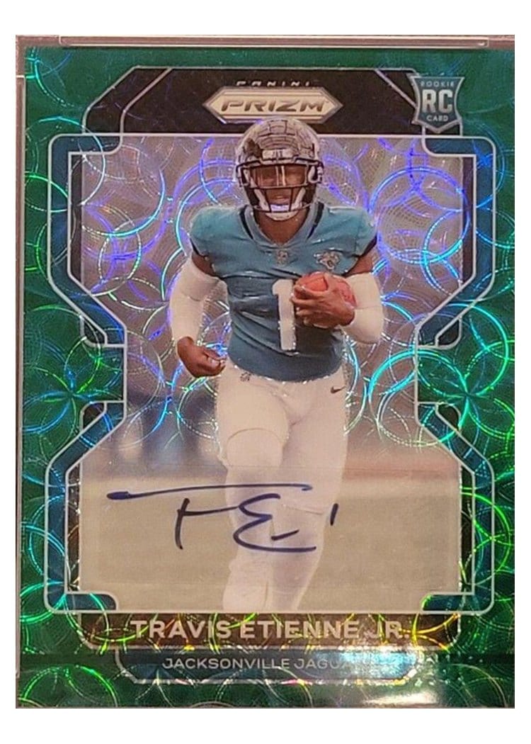 2021 Panini Prizm Base Set Travis Etienne Jr. #344 card