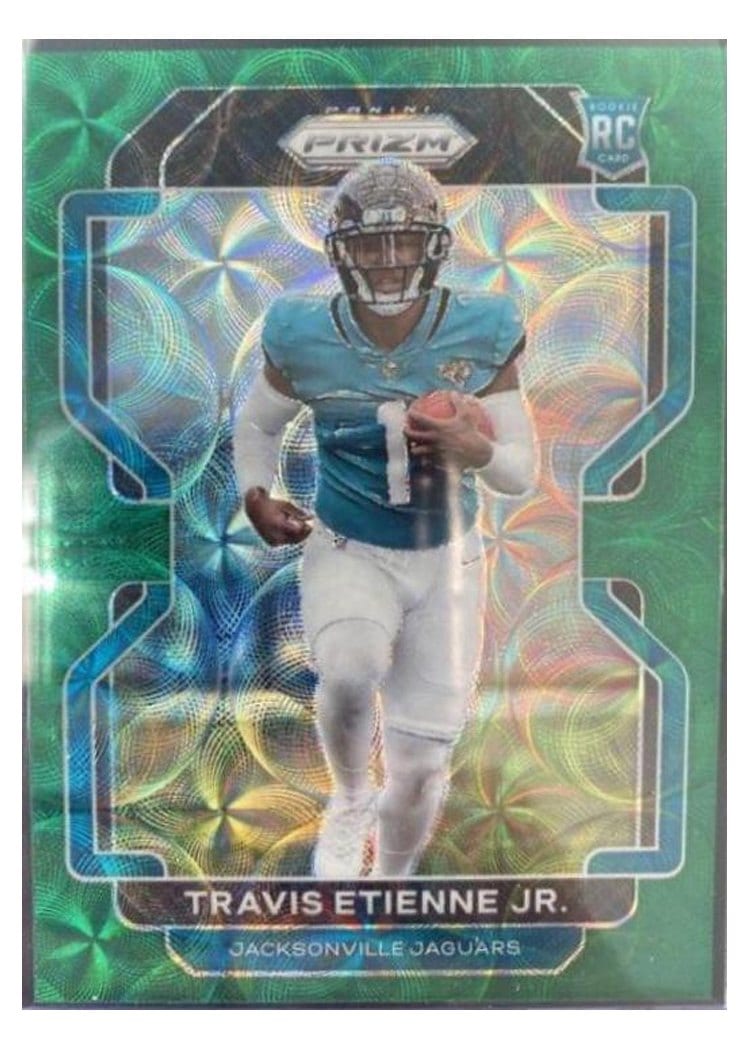 2021 Panini Prizm Base Set Travis Etienne Jr. #344 card