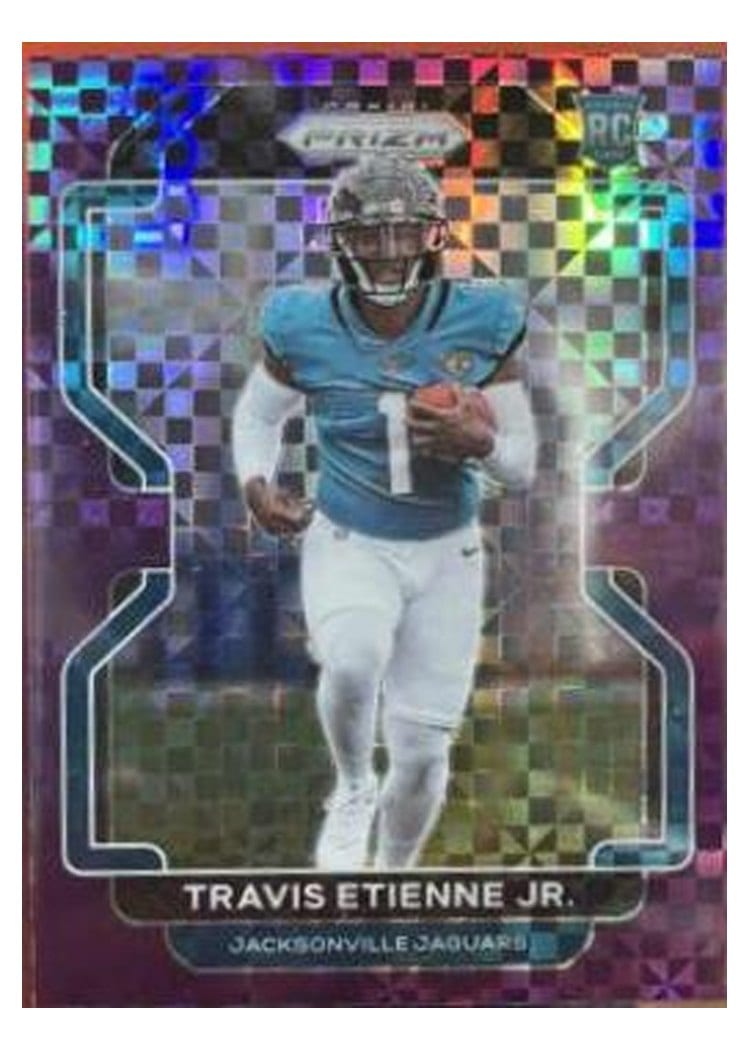2021 Panini Prizm Base Set Travis Etienne Jr. #344 card