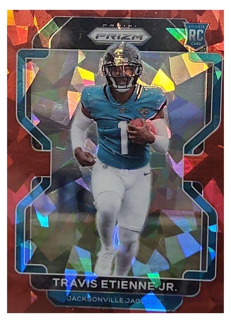 2021 Panini Prizm Base Set Travis Etienne Jr. #344 card