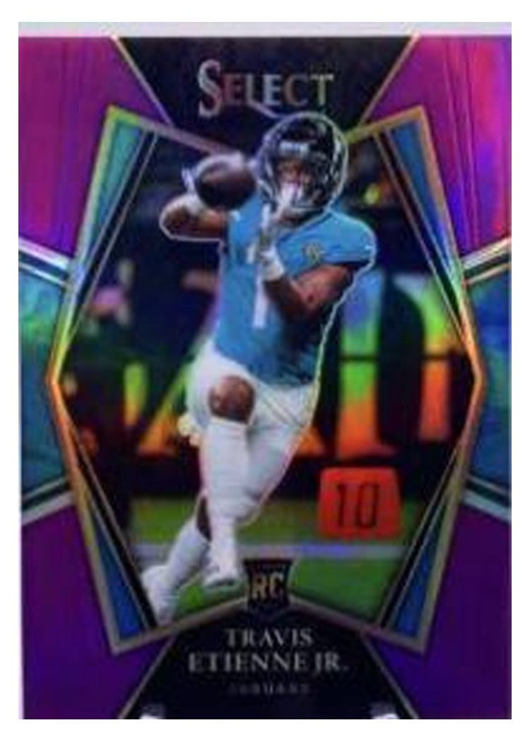 2021 Panini Select Base Set Travis Etienne Jr #154 card