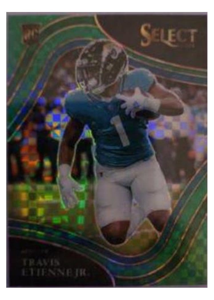 2021 Panini Select Base Set Travis Etienne Jr Green #354 card