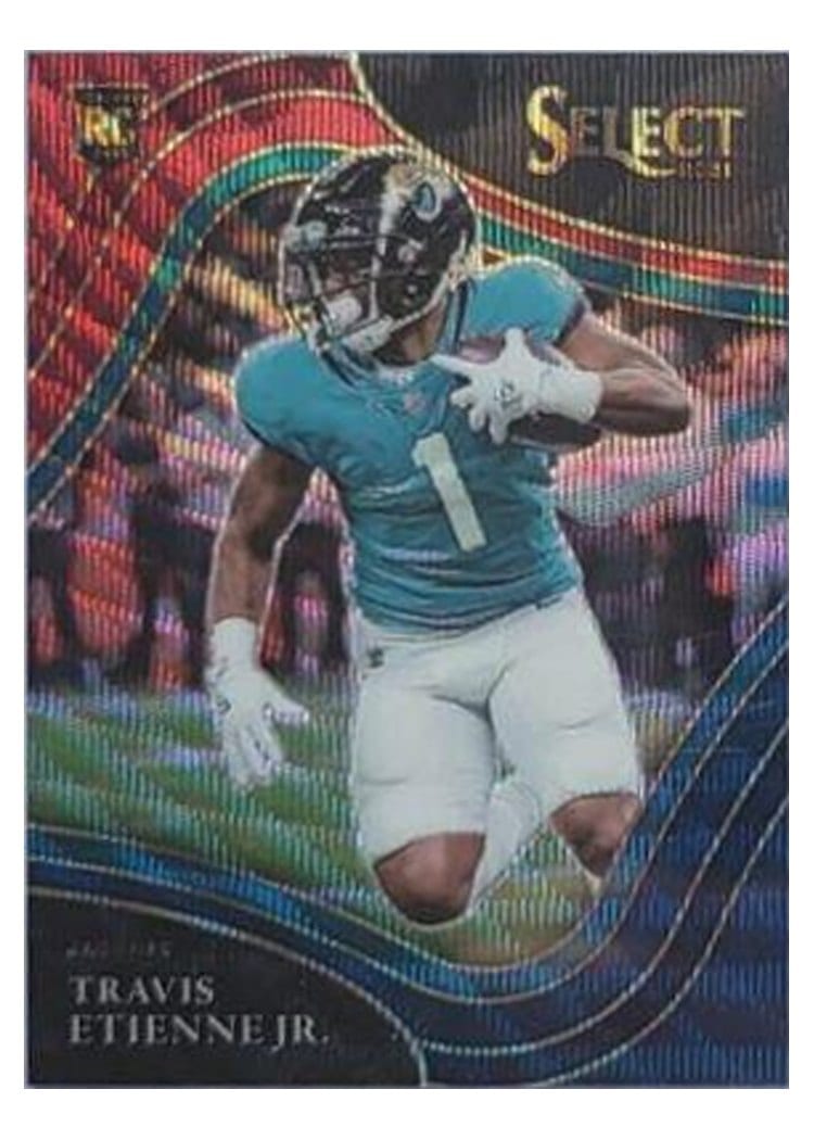 2021 Panini Select Base Set Travis Etienne Jr #354 card