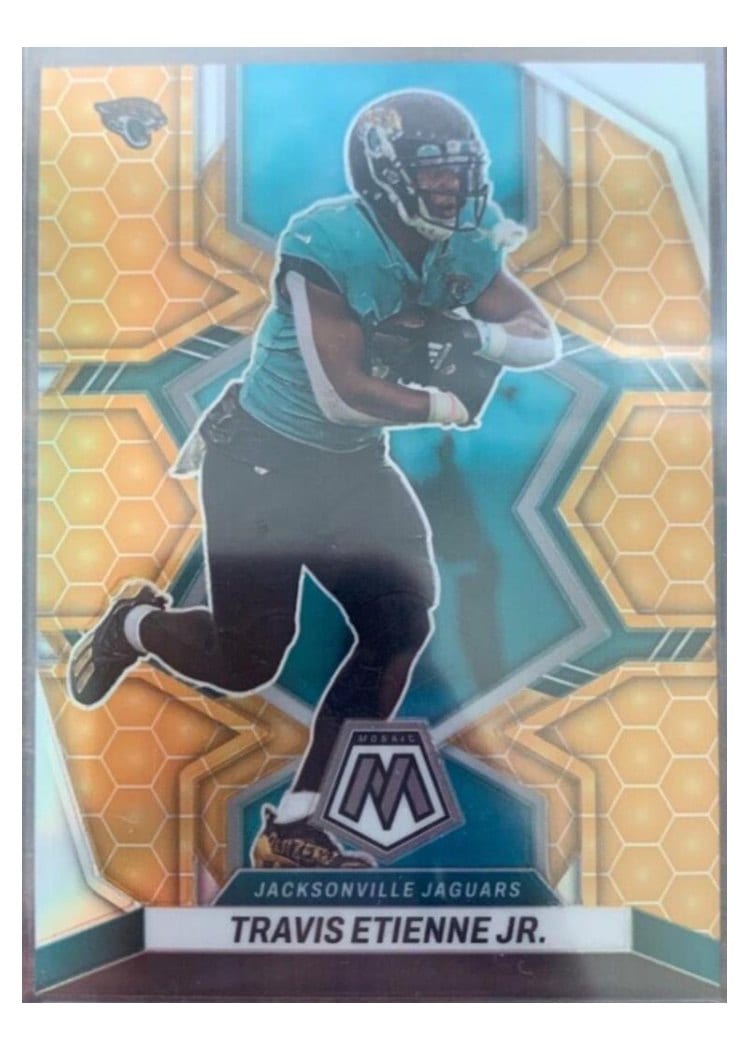 2022 Panini Mosaic Base Set Travis Etienne Jr #90 card