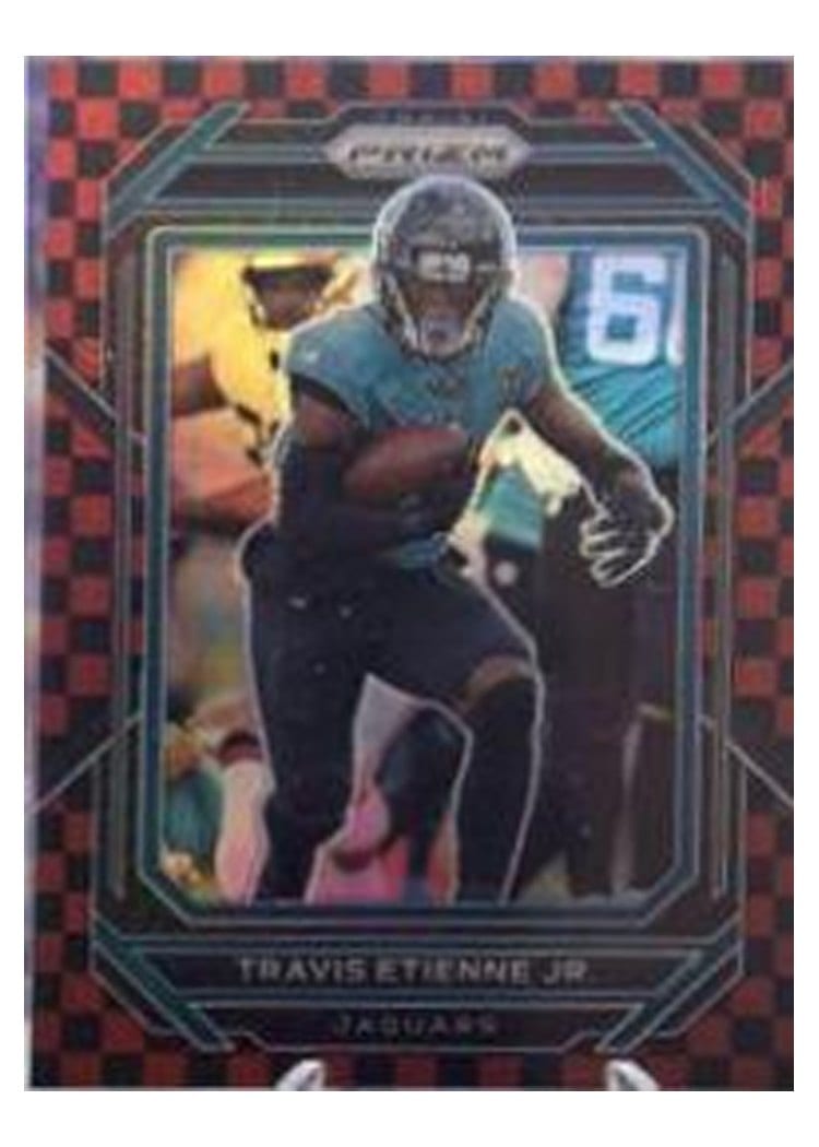 2022 Panini Prizm Base Set Travis Etienne Jr. #132 card