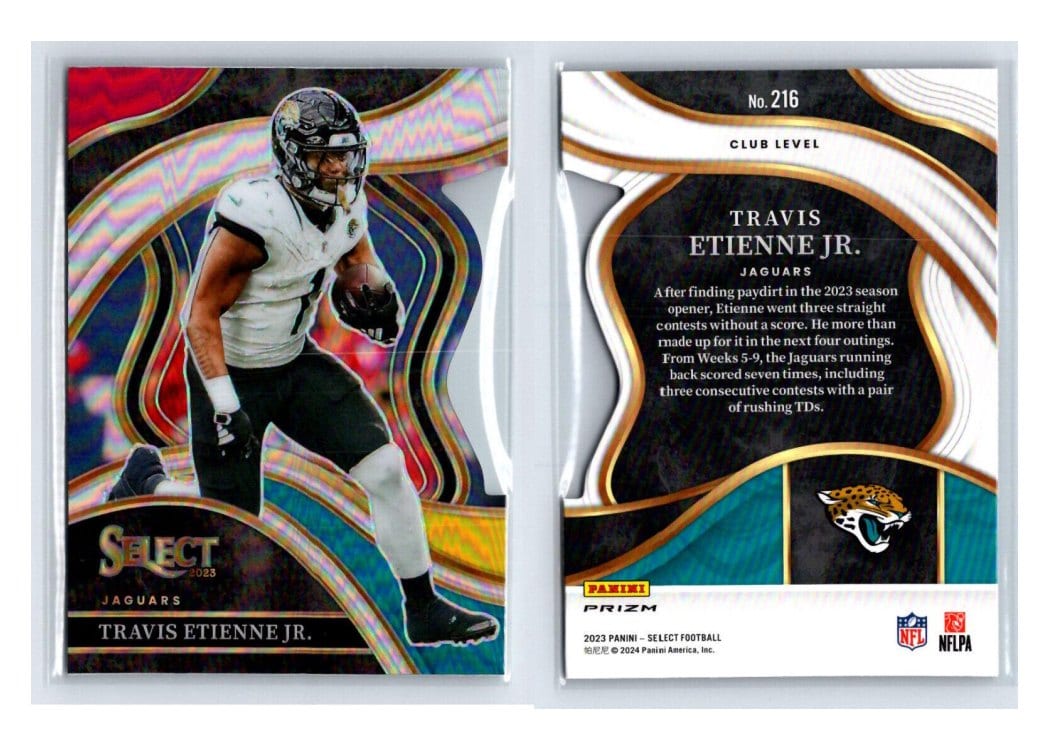2023 Panini Select Base Set Travis Etienne Jr. #216 card