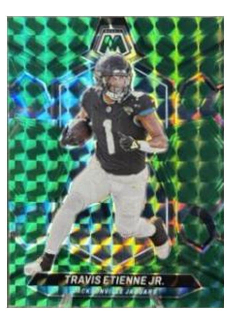 2024 Panini Mosaic Base Set Travis Etienne Jr. #100 card