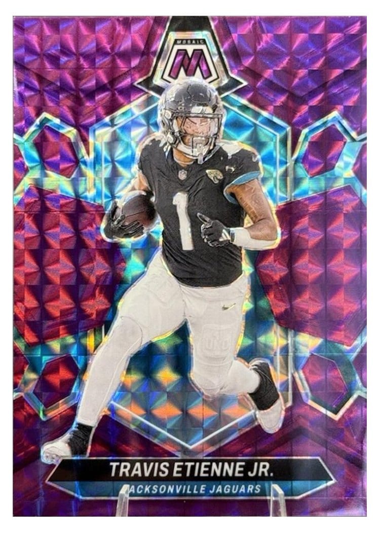 2024 Panini Mosaic Base Set Travis Etienne Jr. #100 card