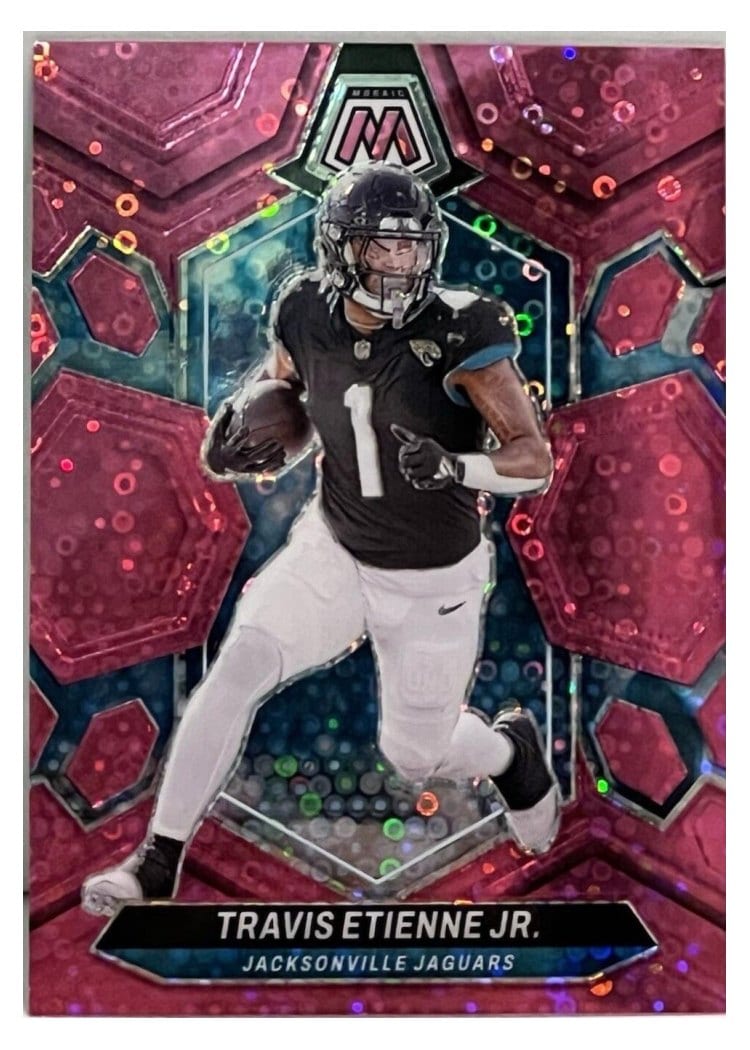 2024 Panini Mosaic Base Set Travis Etienne Jr. #100 card