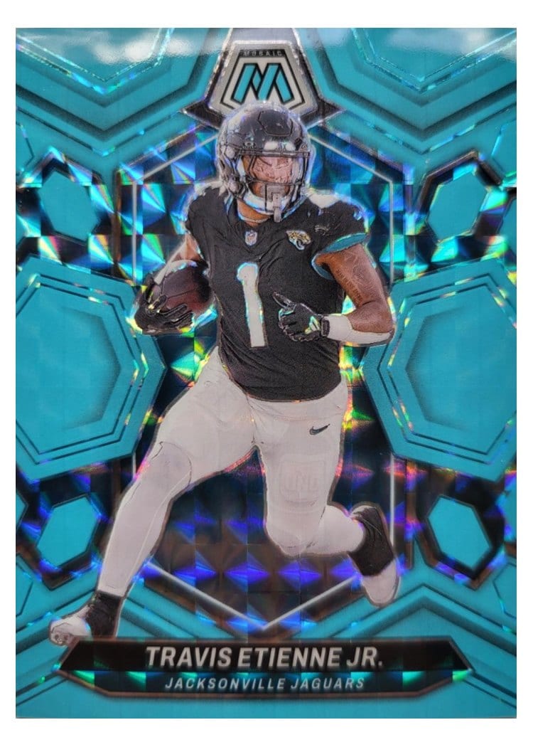 2024 Panini Mosaic Base Set Travis Etienne Jr. #100 card