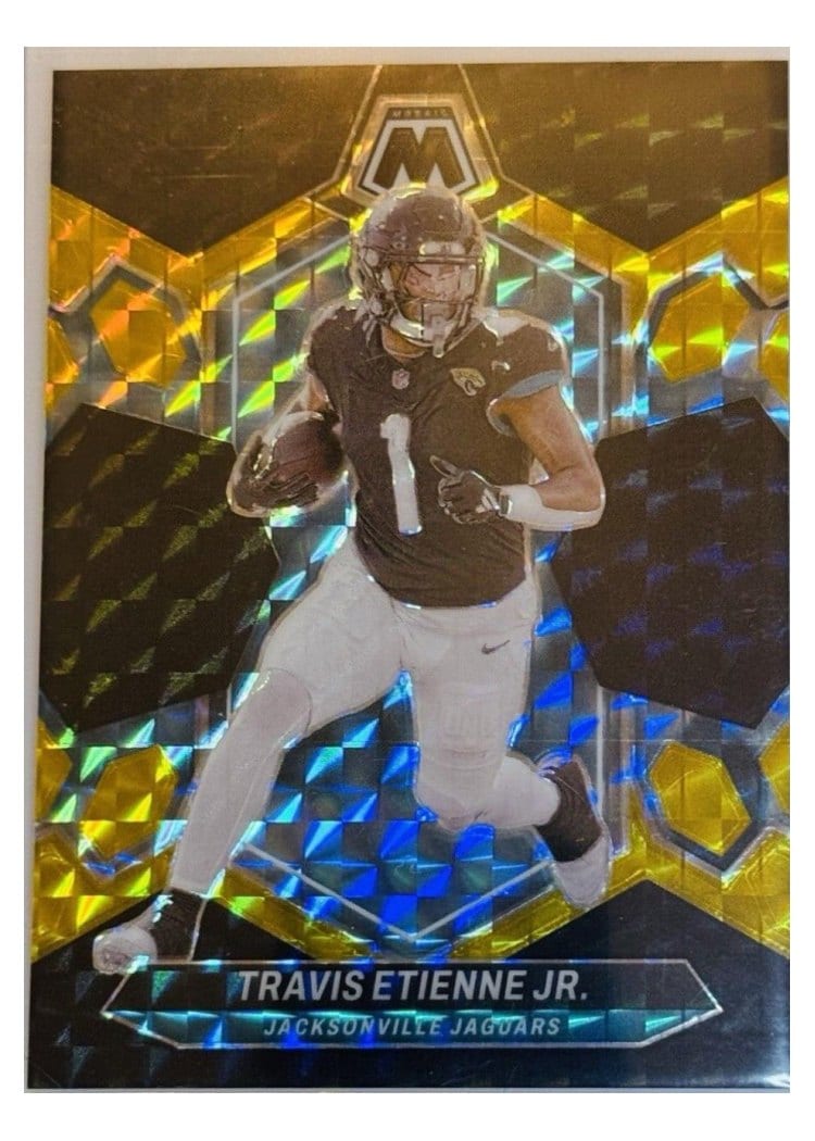 2024 Panini Mosaic Base Set Travis Etienne Jr. #100 card