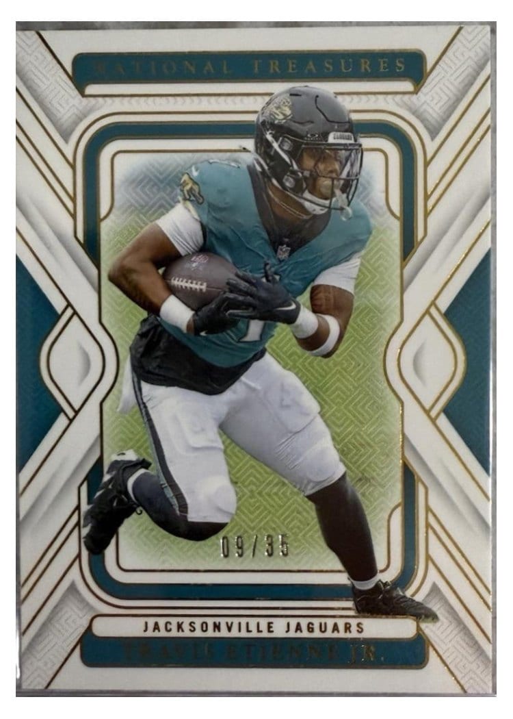 2024 Panini National Treasures Base Set Travis Etienne Jr. #46 card