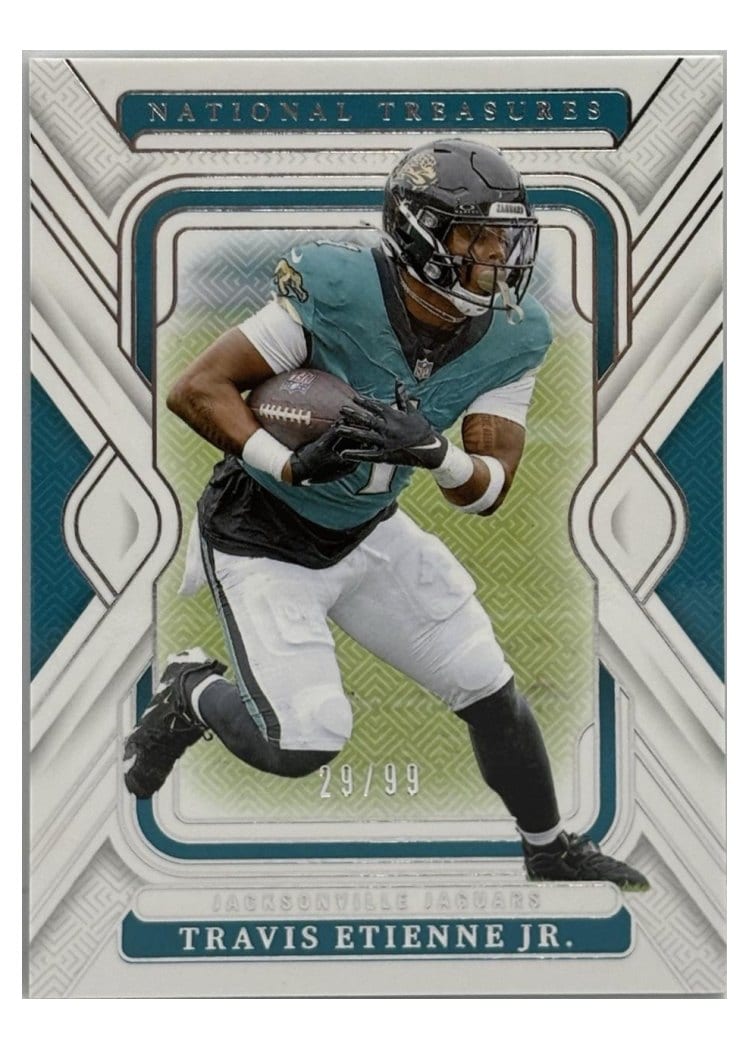 2024 Panini National Treasures Base Set Travis Etienne Jr. #46 card