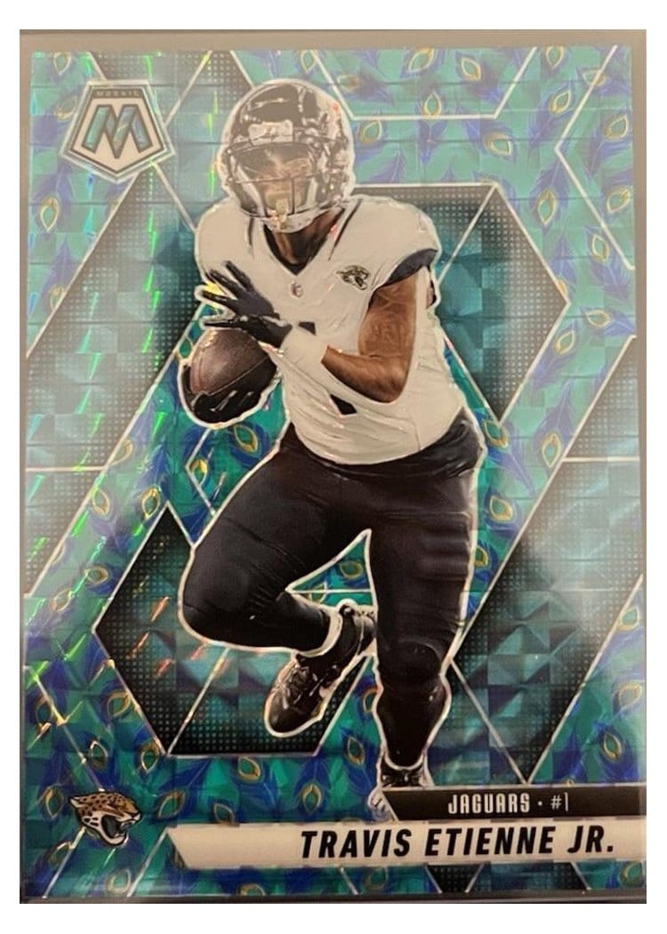 2025 Panini Mosaic Base Set Travis Etienne Jr. #121 card