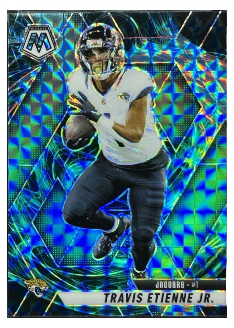 2025 Panini Mosaic Base Set Travis Etienne Jr. #121 card