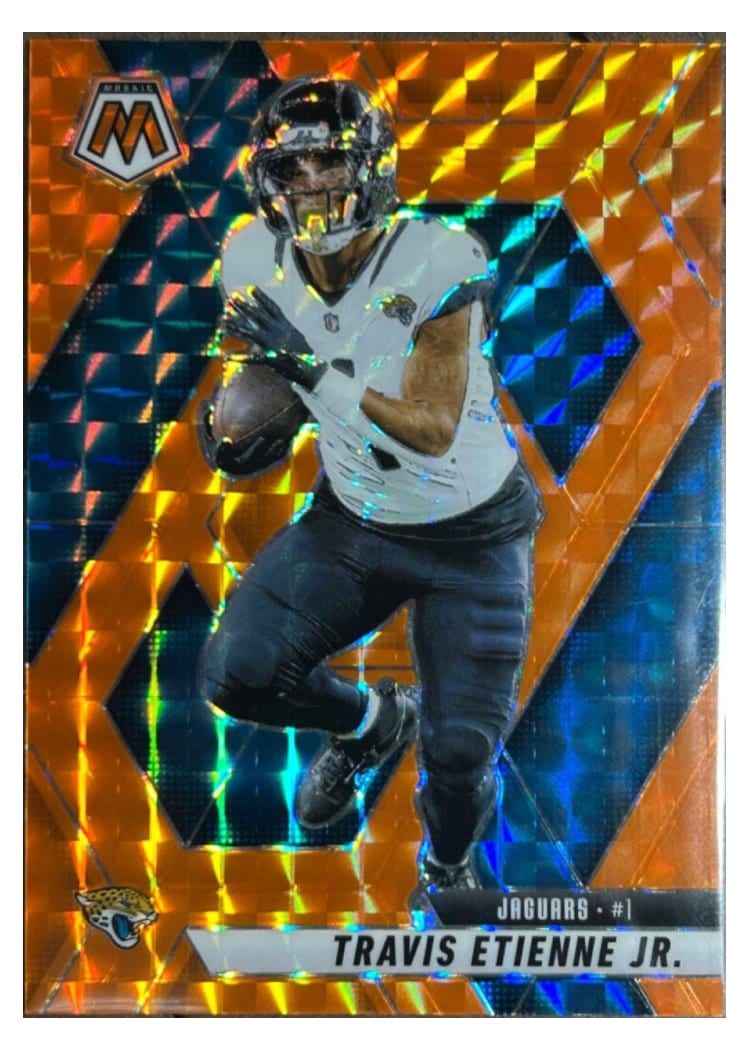 2025 Panini Mosaic Base Set Travis Etienne Jr. #121 card