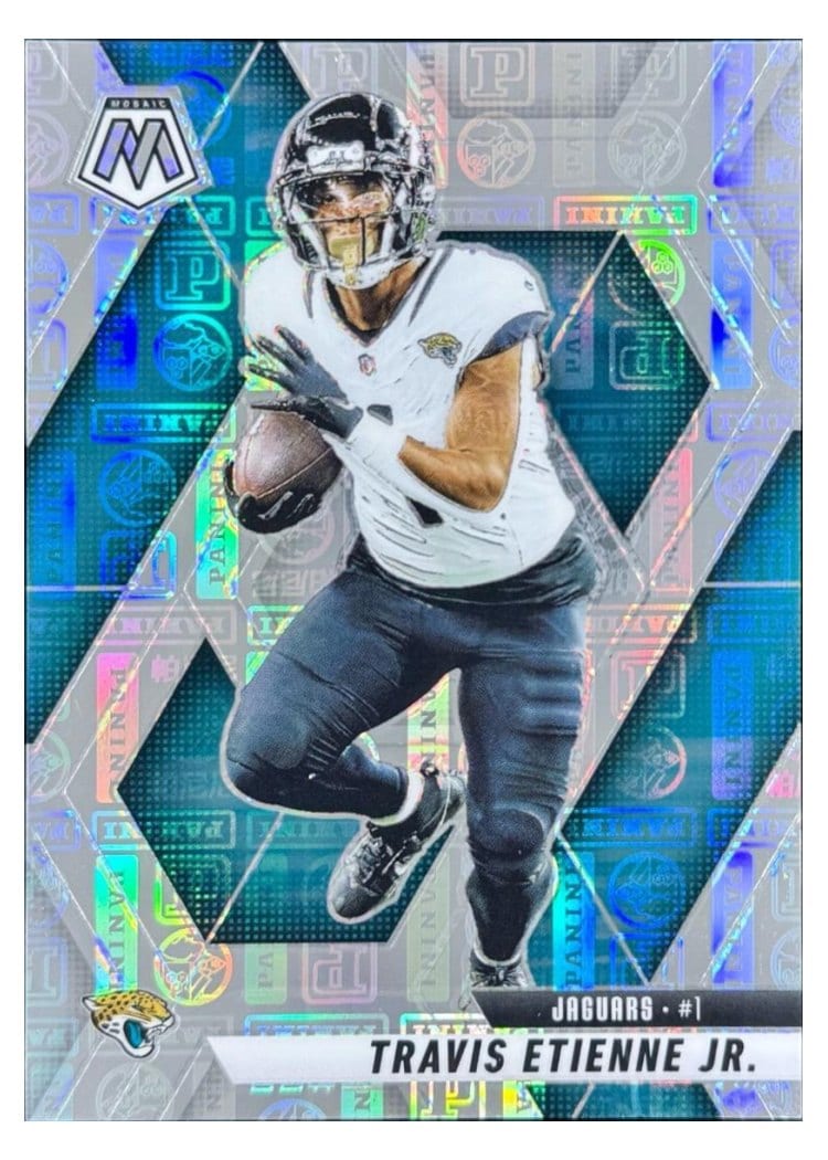 2025 Panini Mosaic Base Set Travis Etienne Jr. #121 card