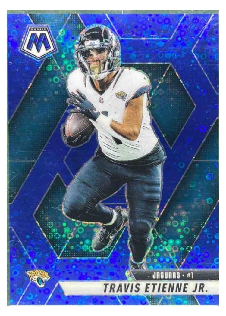 2025 Panini Mosaic Base Set Travis Etienne Jr. #121 card