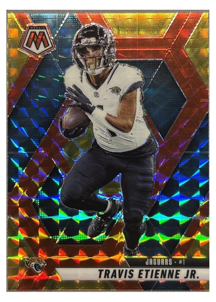 2025 Panini Mosaic Base Set Travis Etienne Jr. #121 card