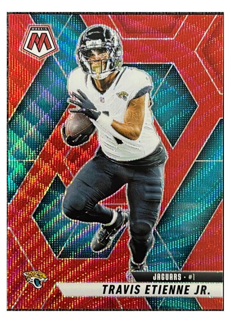 2025 Panini Mosaic Base Set Travis Etienne Jr. #121 card