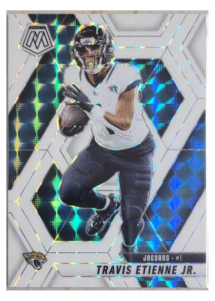 2025 Panini Mosaic Base Set Travis Etienne Jr. #121 card
