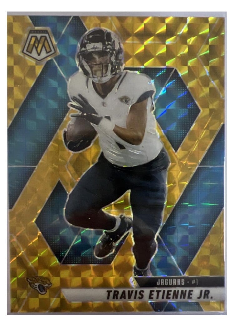 2025 Panini Mosaic Base Set Travis Etienne Jr. #121 card