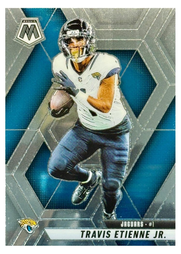 2025 Panini Mosaic Base Set Travis Etienne Jr. #121 card
