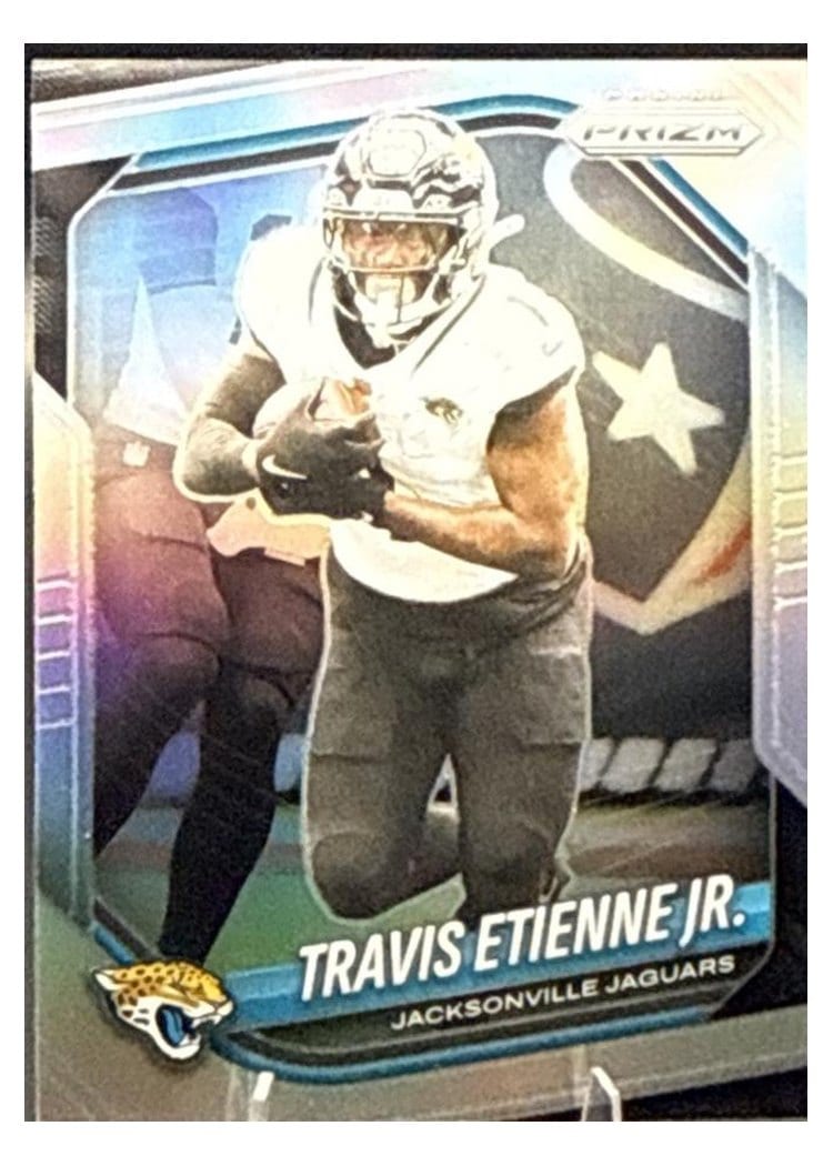 2025 Panini Prizm Base Set Travis Etienne Jr. #68 card