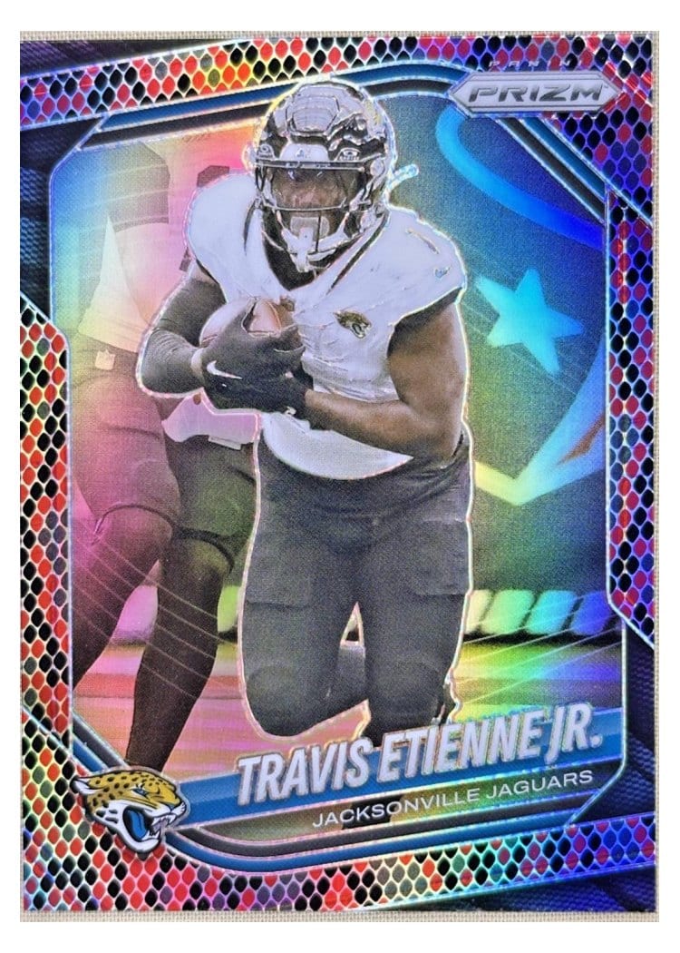 2025 Panini Prizm Base Set Travis Etienne Jr. #68 card