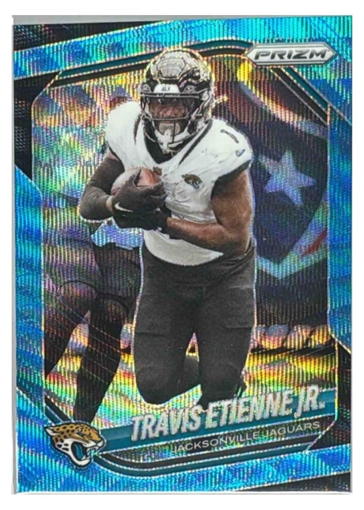 2025 Panini Prizm Base Set Travis Etienne Jr. #68 card