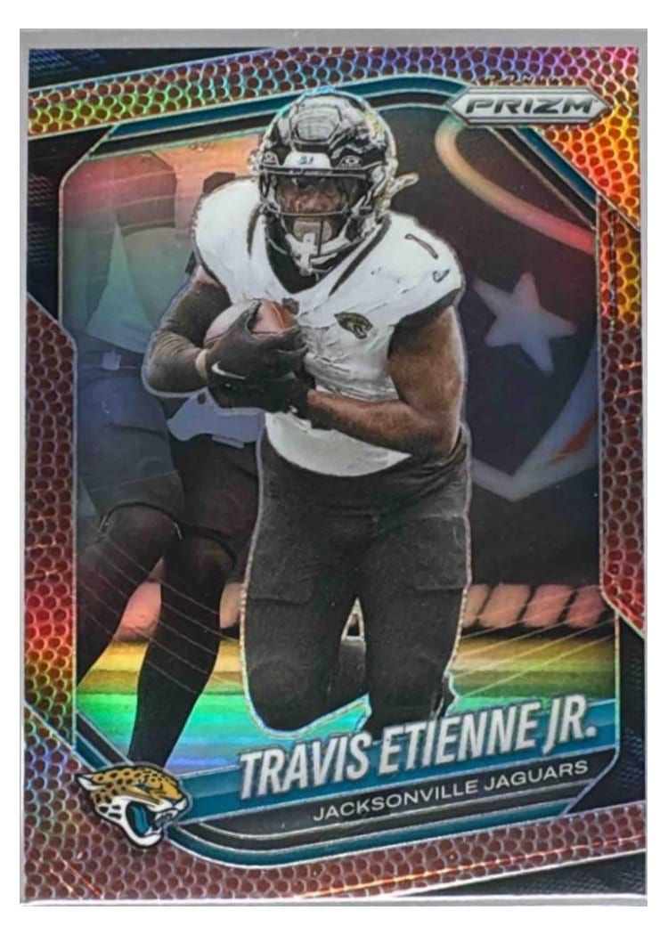 2025 Panini Prizm Base Set Travis Etienne Jr. #68 card