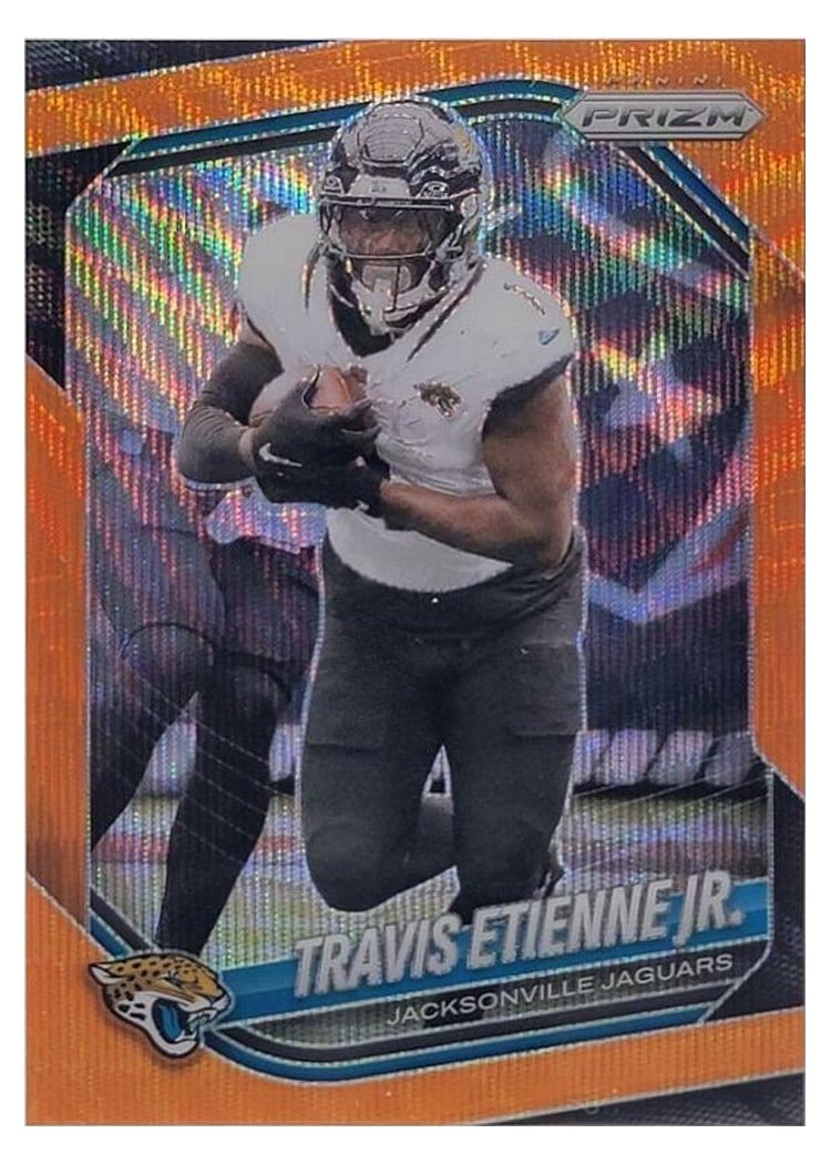 2025 Panini Prizm Base Set Travis Etienne Jr. #68 card