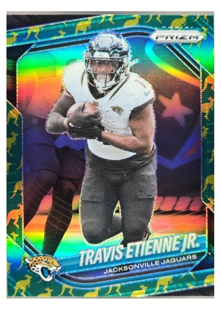 2025 Panini Prizm Base Set Travis Etienne Jr. #68 card