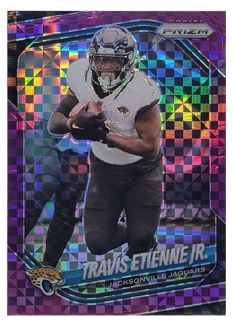 2025 Panini Prizm Base Set Travis Etienne Jr. #68 card