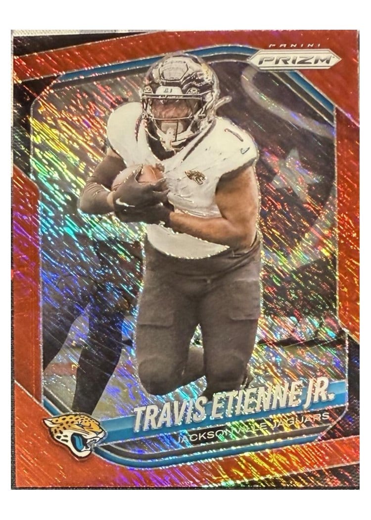 2025 Panini Prizm Base Set Travis Etienne Jr. #68 card