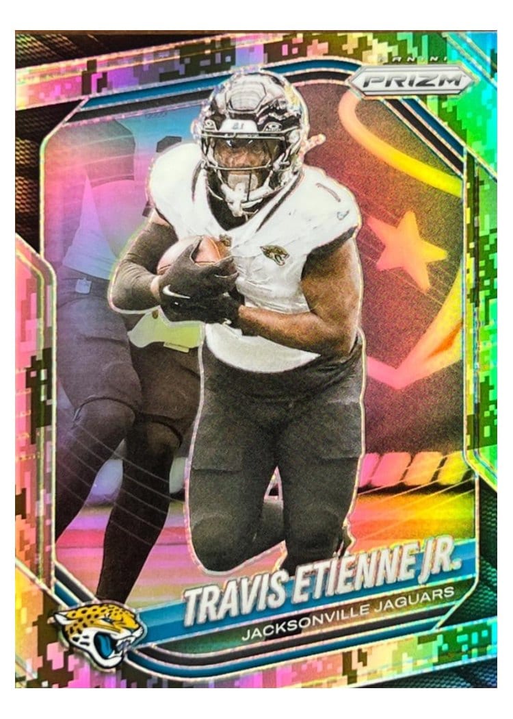 2025 Panini Prizm Base Set Travis Etienne Jr. #68 card