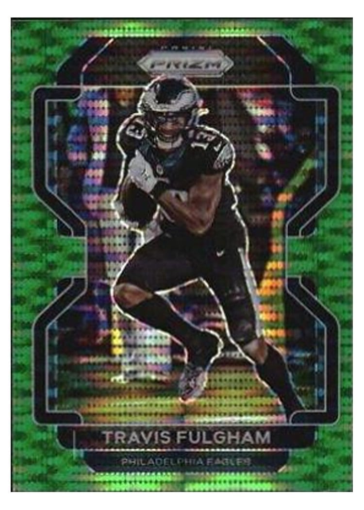 2021 Panini Prizm Base Set Travis Fulgham #218 card