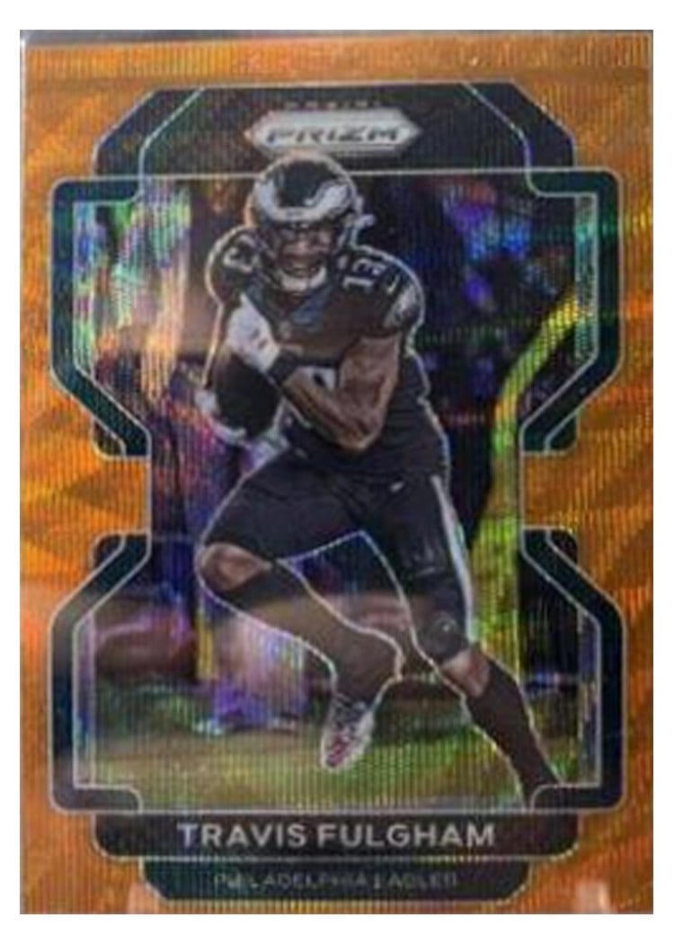 2021 Panini Prizm Base Set Travis Fulgham #218 card