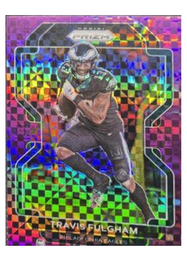 2021 Panini Prizm Base Set Travis Fulgham #218 card