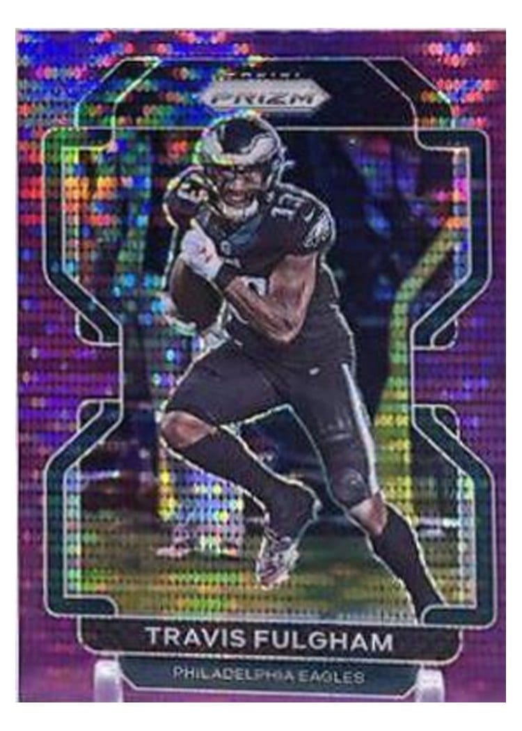 2021 Panini Prizm Base Set Travis Fulgham #218 card