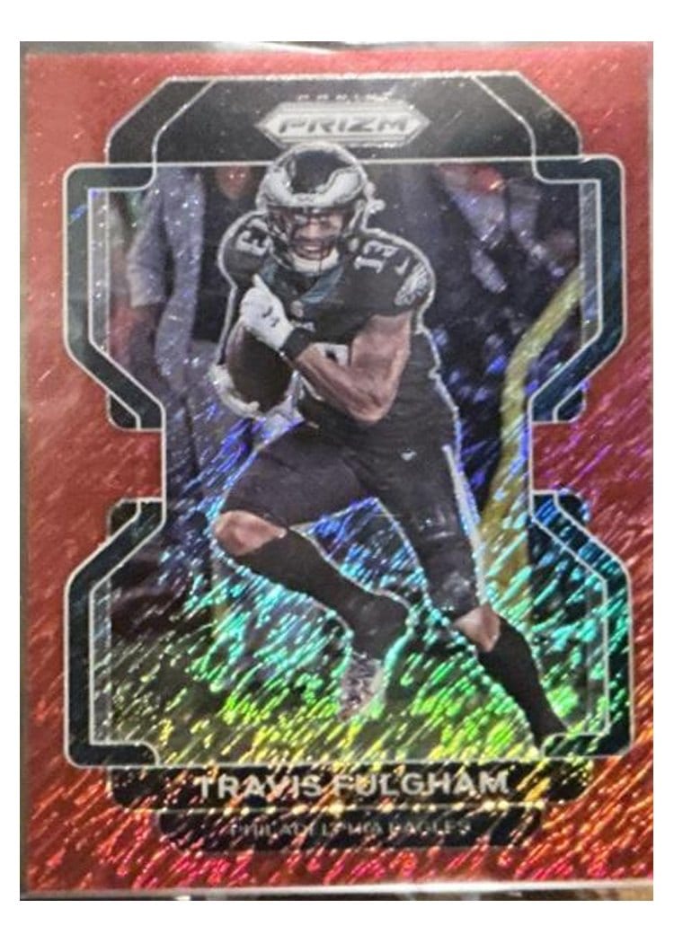 2021 Panini Prizm Base Set Travis Fulgham #218 card