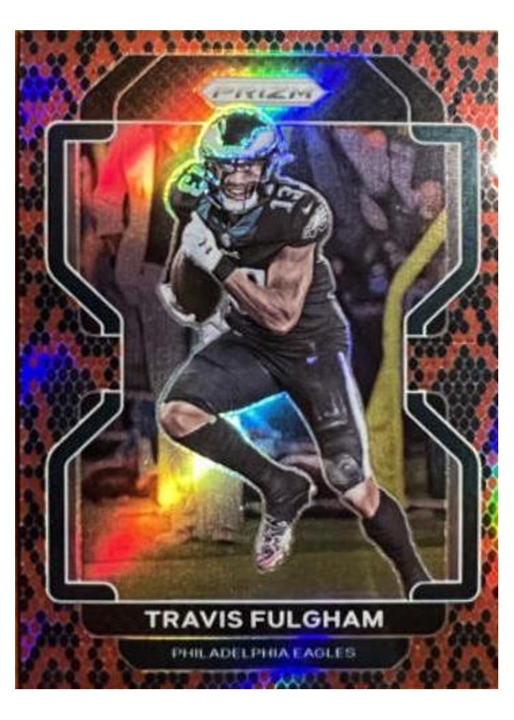 2021 Panini Prizm Base Set Travis Fulgham Snakeskin Prizm #218