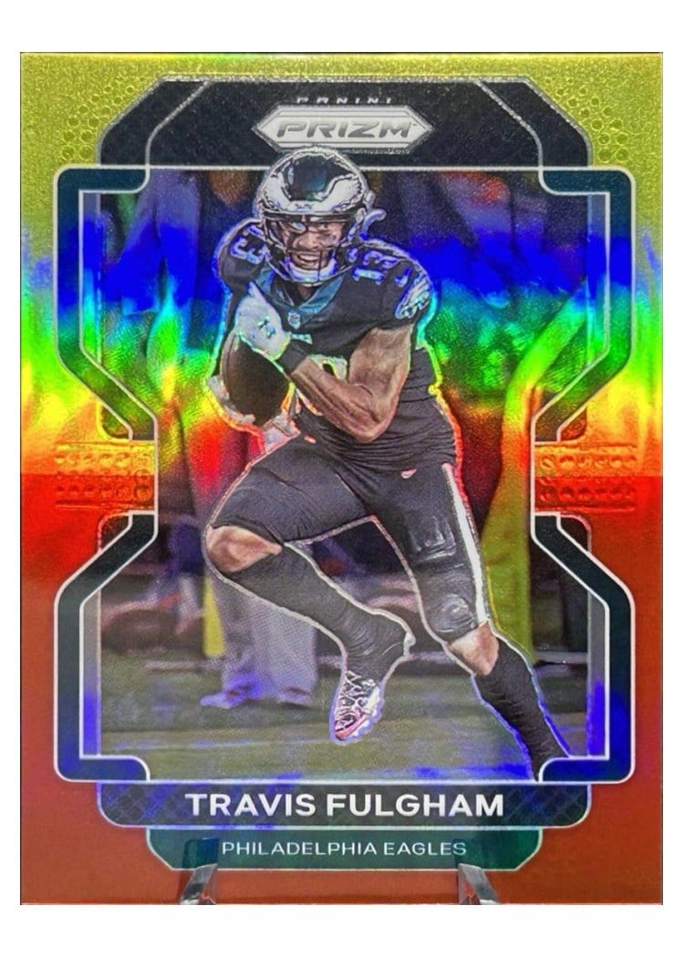 2021 Panini Prizm Base Set Travis Fulgham #218 card
