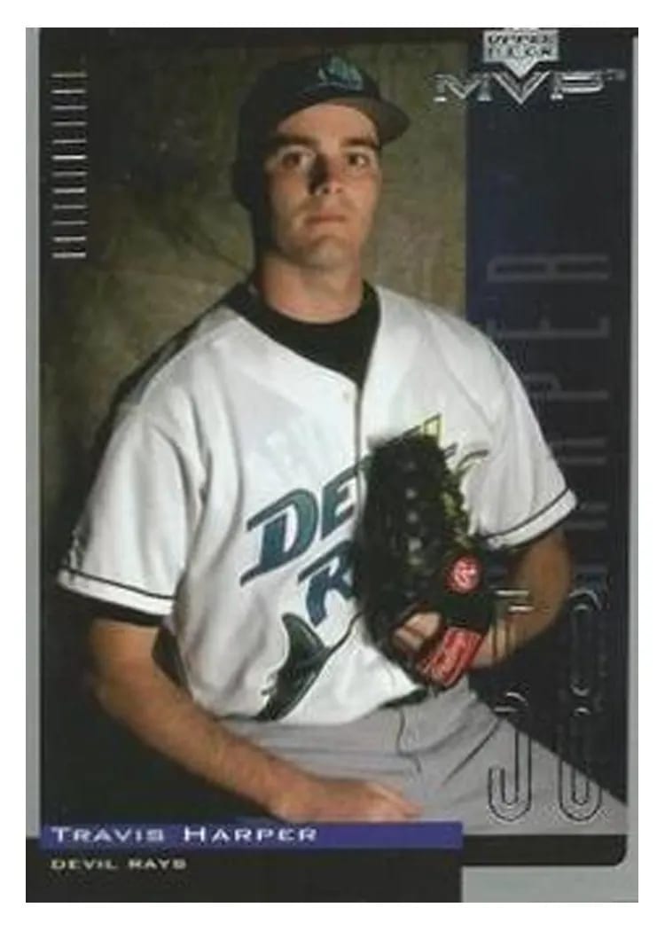 2001 Upper Deck MVP Travis Harper #41 card