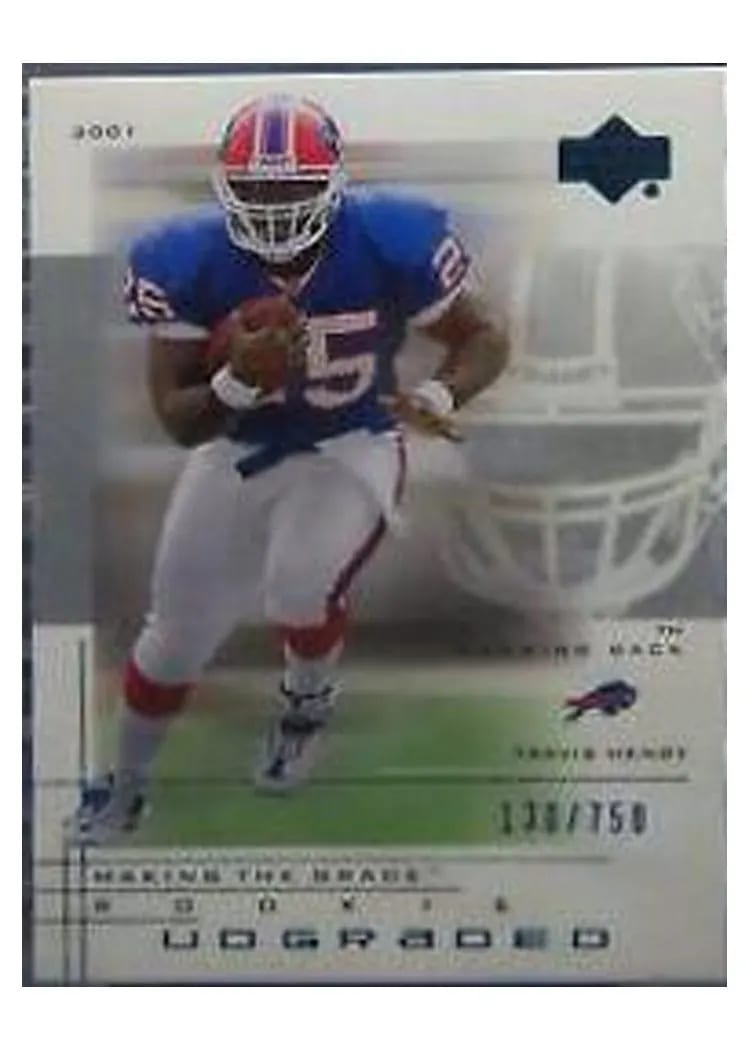 2001 Upper Deck Graded Travis Henry #64 card