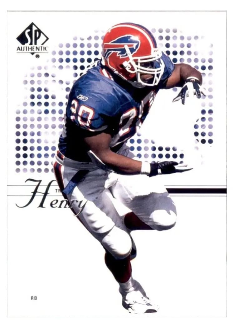 2002 SP Authentic Travis Henry #42 card