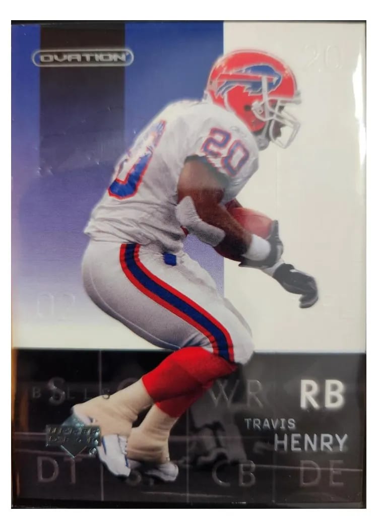 2002 Upper Deck Ovation Travis Henry #9 card