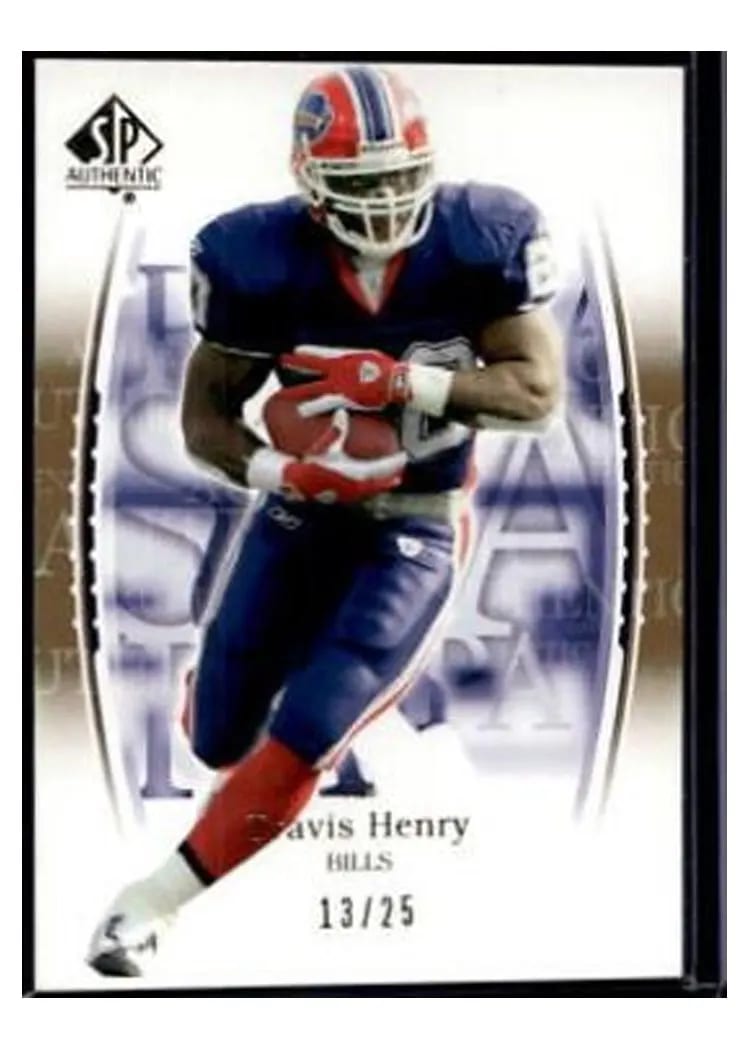 2003 SP Authentic Travis Henry #45 card